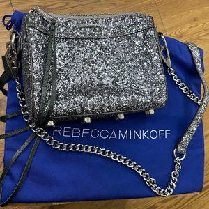 Rebecca Minkoff Micro Glitter Mac Crossbody